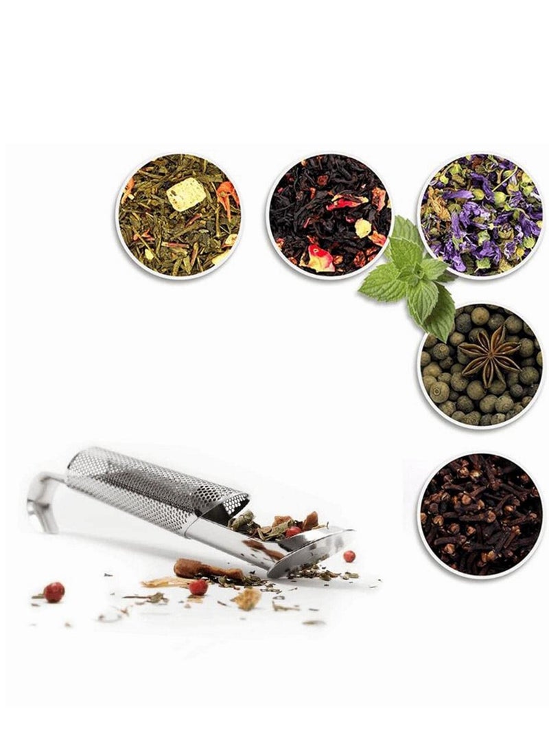 SYOSI Tea Strainer with Gift Box, Tea Infuser for Loose Tea - 2 Pack Stainless Steel Tea Diffuser, Long-handle Tea infusers for Tea, Coffee, Seasonings, Spices, Gifts for Mother Father  - Image 4