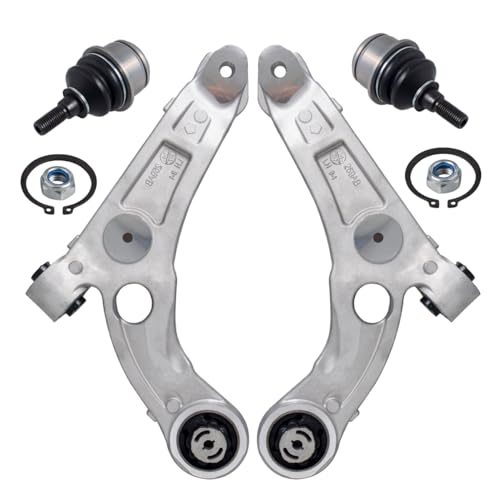 AUQDD 4Pc Suspension Kits Front Lower Control Arm and Ball Joint Compatible With 2014-2018 Je-ep Cherokee (Replace # K643179 K643180 K500287 4668993AA 4668994AA 68224650AA) - Image 1