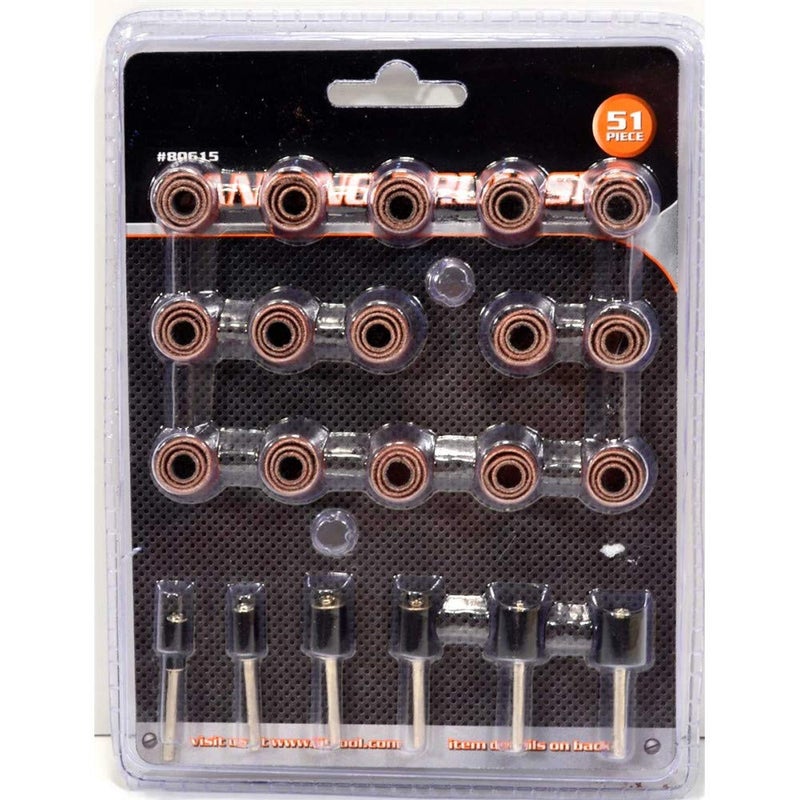 Thermo 51 Piece Sanding Drum Set with Mandrills - Image 1