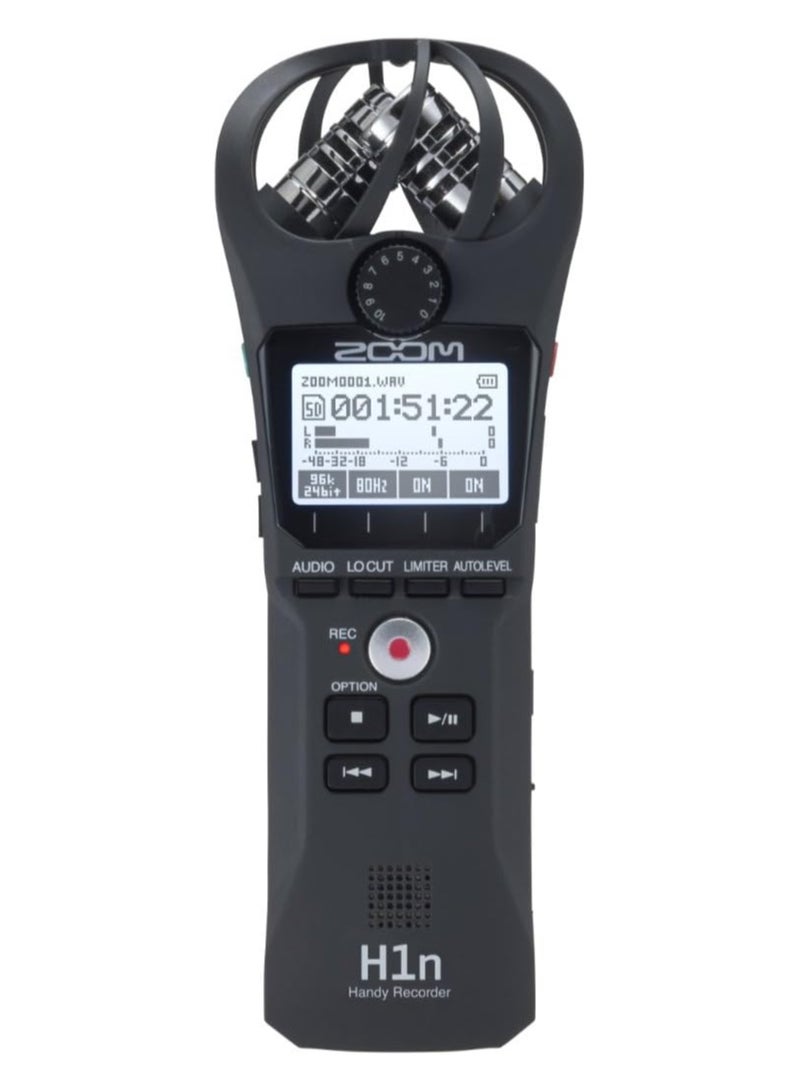ZOOM Zoom H1N 2 Input / 2 Track Portable Handy Recorder With Onboard X/Y Microphone None, Megapixels Black, H-1N/220Ge - Image 1