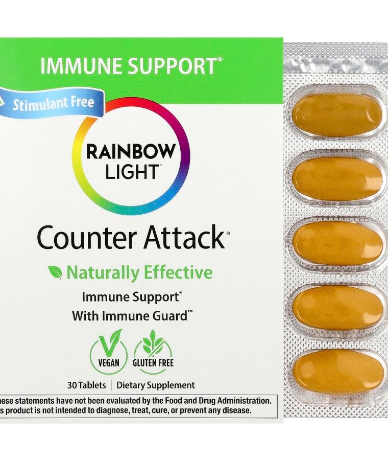 Rainbow Light Counter Attack® 30 Tablets