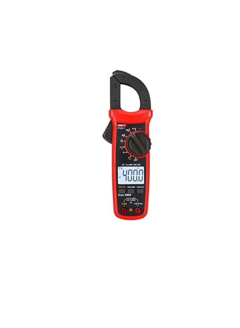 UNI-T - Uni-T Digital Clamp Meter Ut201+ Ac Dc Current Amperimetro Tester Clamp Multimeter Resistance Frequency Tester - Image 1