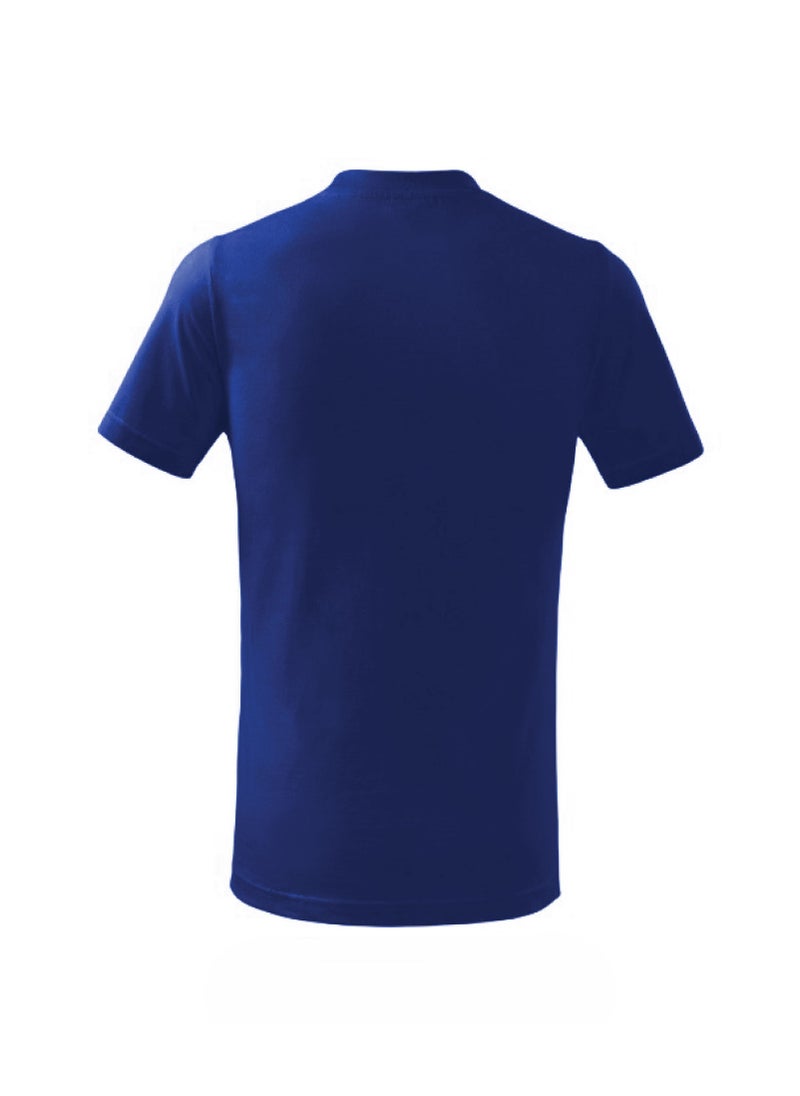 Generic - IPL CSK Round Neck Short Sleeve T-shirt for cricket fans of ( Chennai Super Kings ) (Blue) - Image 1