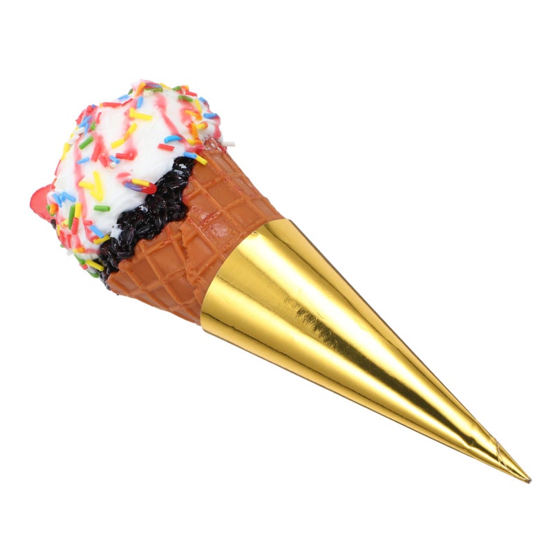 Lifelike Fake Ice Cream Cone Display Prop For Shop Decoration And Photography - Image 2