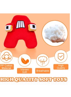 Excefore Alphabet Plush Toy, Stuffed Animal Toy, Soft Toys for Girls, for Boys Girls Birthday Present Age 3+, Letter A  - Image 4