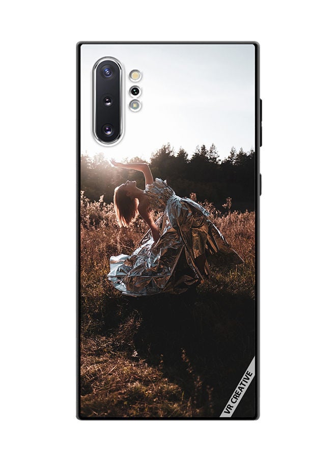 VR CREATIVE Protective Case Cover For Samsung Galaxy Note10 Plus 5G Girl Dance Pose Design Multicolour - Image 1