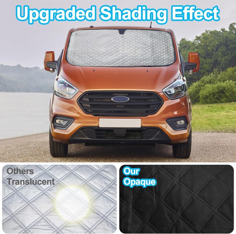 CICMOD Car Windshield Sunshade Thermal Protector for Ford Transit Custom - Image 3