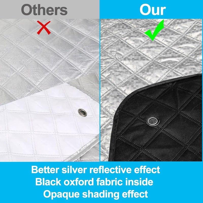 CICMOD Car Windshield Sunshade Thermal Protector for Ford Transit Custom - Image 4