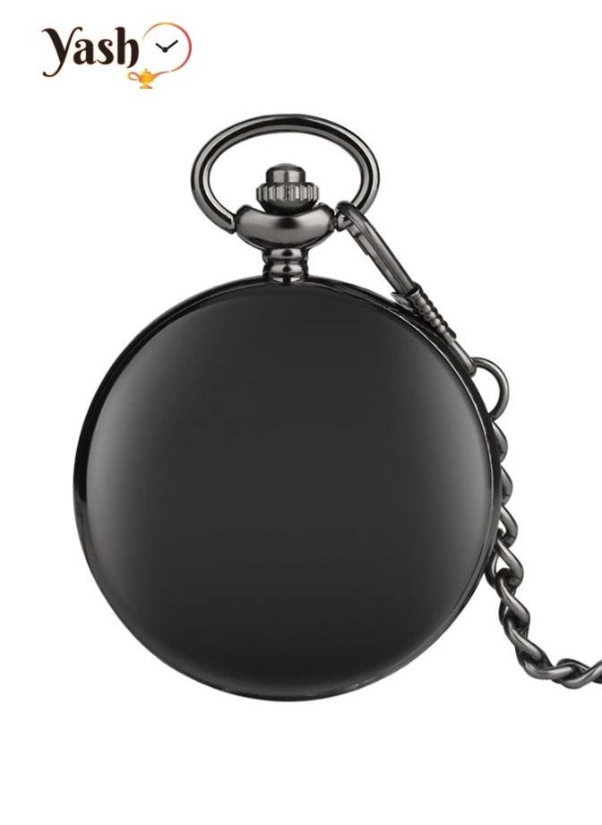 YASH - Yash Retro Style I Love You Quartz Pocket Watch For Husband Wife Mom Dad Son Daughter Teacher With Chain And Yash Packaging - Image 1