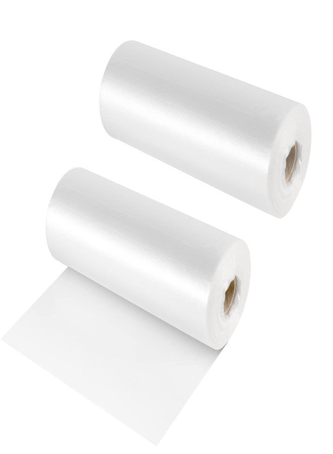 JOIKIT 2 Rolls 1000 PCS 10 x 14 Inches Plastic Roll Bags, Clear Plastic Produce Bag Roll, Durable Food Storage Bag for Vegetable, Fruit, Kitchen Waste - Image 1