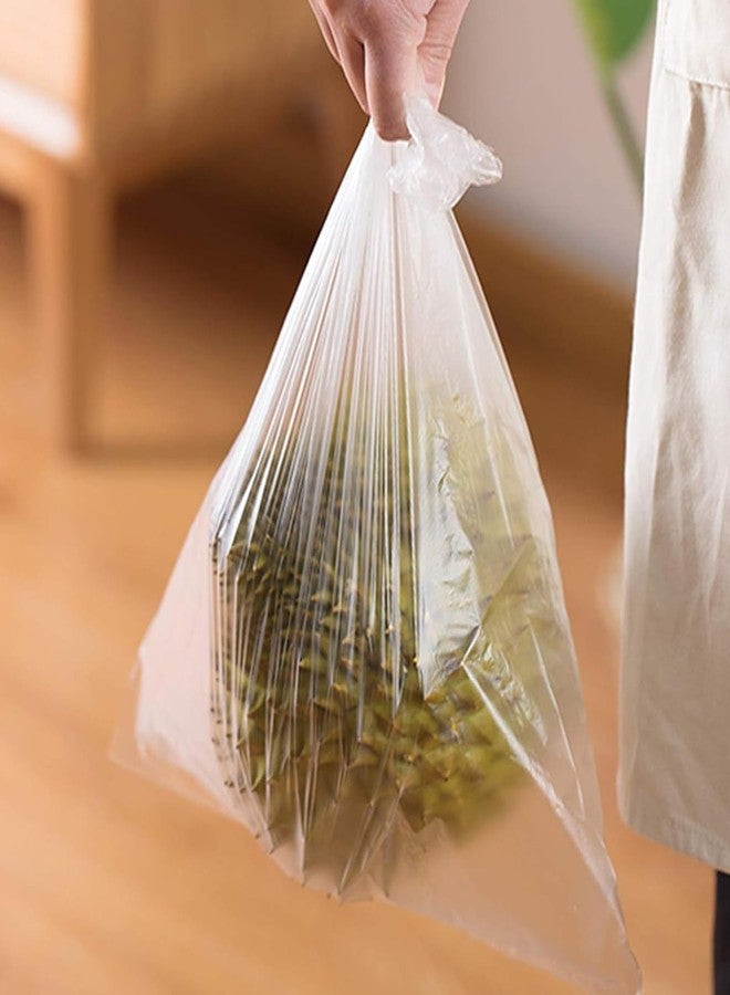 JOIKIT 2 Rolls 1000 PCS 10 x 14 Inches Plastic Roll Bags, Clear Plastic Produce Bag Roll, Durable Food Storage Bag for Vegetable, Fruit, Kitchen Waste - Image 4