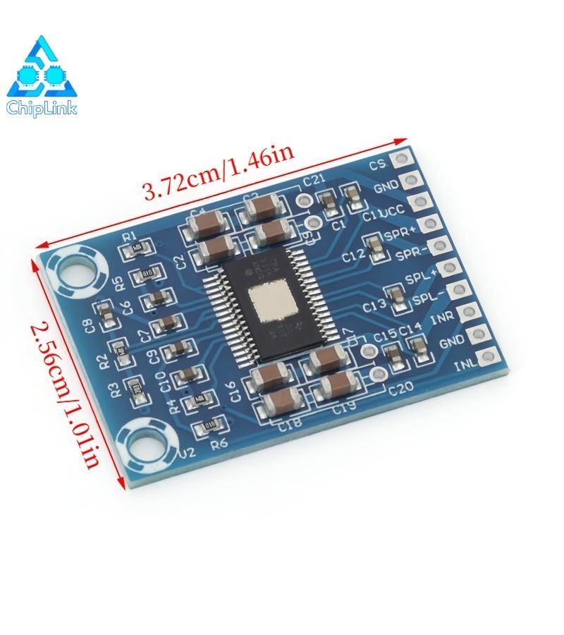 HW 710 TPA3116D2 Mini Digital Audio Amplifier Board DC 12 24V 50Wx2 Class D Voice Sound Amplifier Module Two Channels 2pcs - Image 4