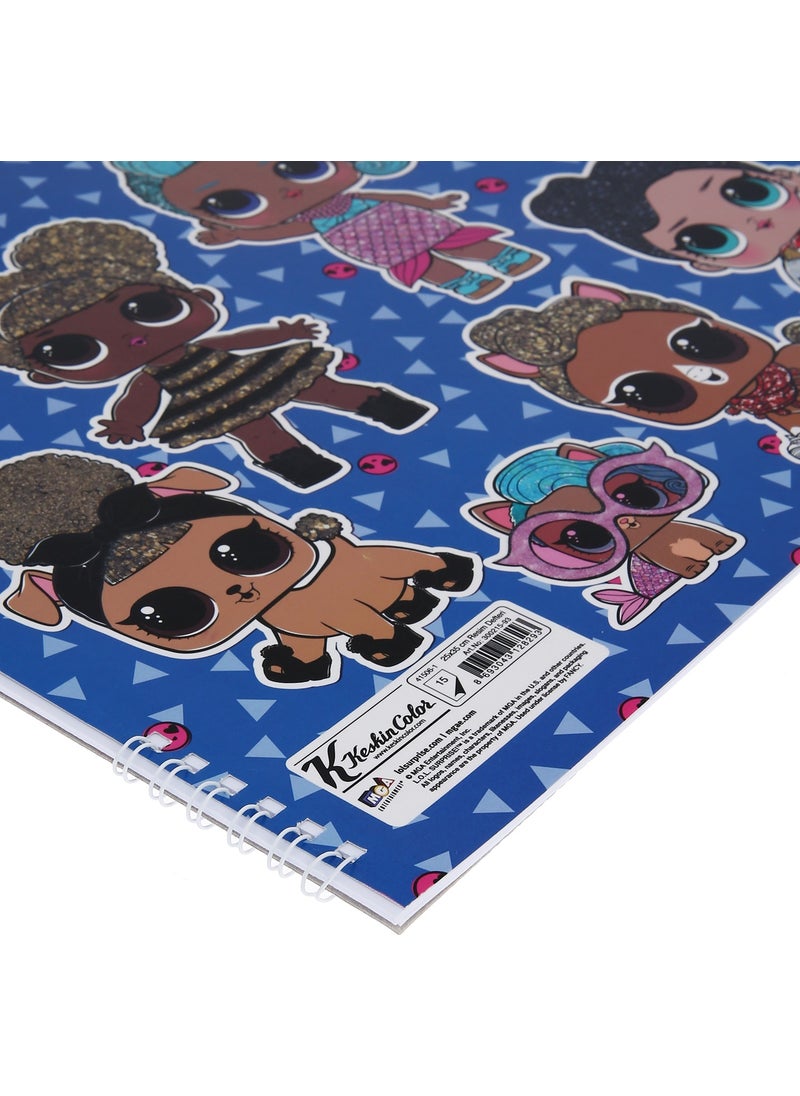 Keskin Color - Sharp Color L.O.L. 25*35 15 Sheets Drawing Book - Image 1
