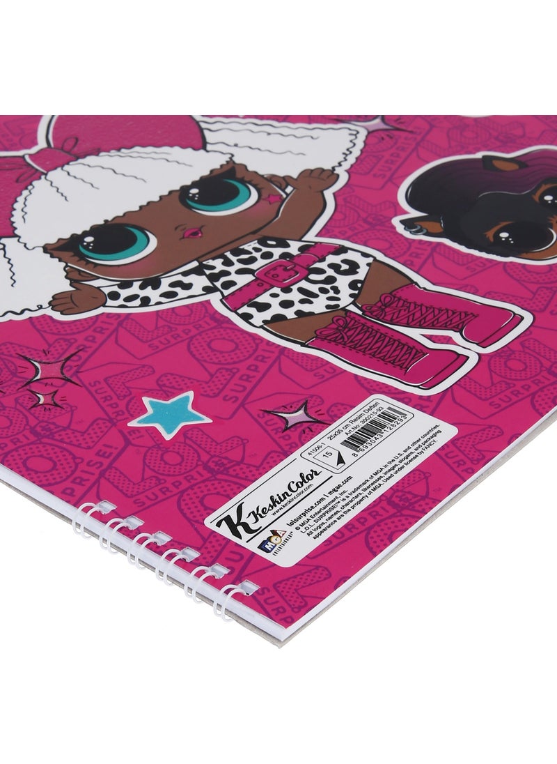 Keskin Color - Sharp Color L.O.L. 25*35 15 Sheets Drawing Book - Image 1