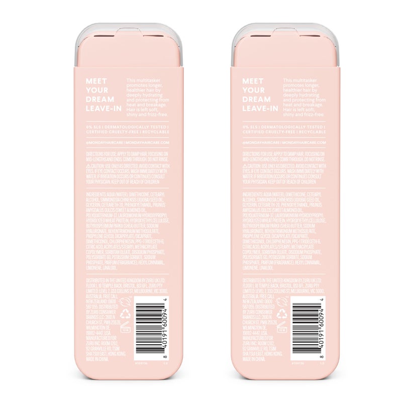 MONDAY HAIRCARE Moisture Leave-in Conditioner 5 Oz Dual Pack - Image 2