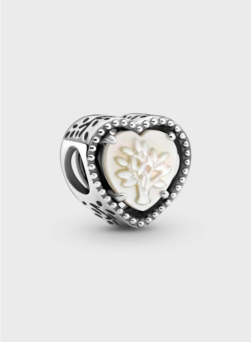 PANDORA Openwork Heart & Family Tree Charm