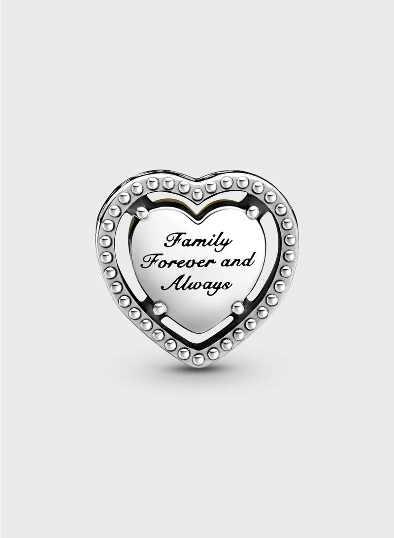 PANDORA Openwork Heart & Family Tree Charm