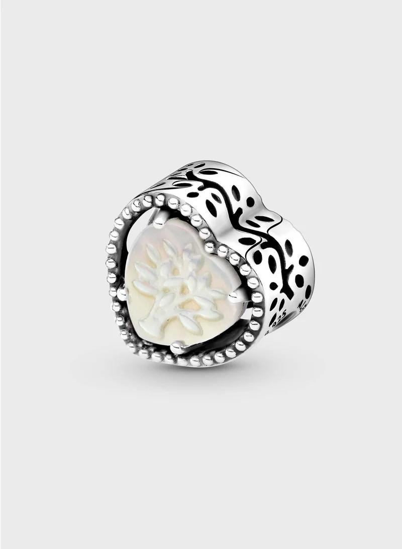 PANDORA Openwork Heart & Family Tree Charm
