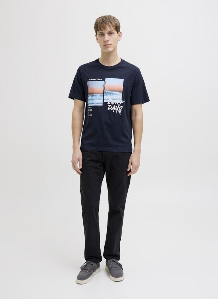 JJ Rebel by Jack & Jones Jreblarry Tee Ss Crew Neck T-Shirt  - Image 5