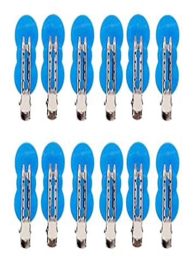 KAVIN Hair Sectioning Clamp Hair Cutting Section Clips Hairstyling Duck Clips Hair Dresser Pins For Girls And Women Set Of 12 Multicolor - Image 1