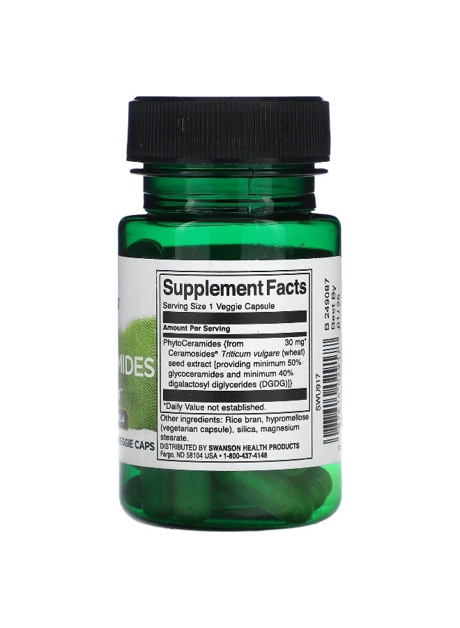 Swanson, PhytoCeramides, Advanced Formula, 30 mg, 30 Veggie Caps - Image 2