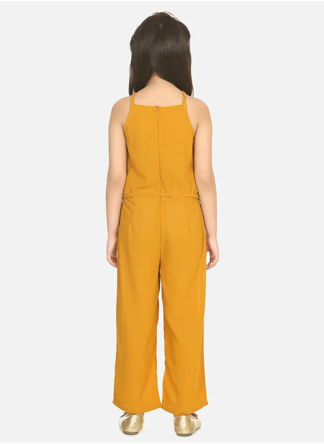 LILPICKS O-Ring Detail Halter Neck Jumpsuit by Styli