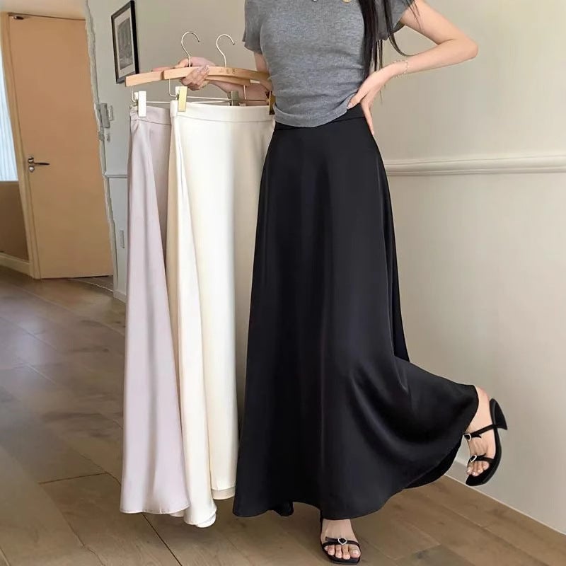 تنورة متوسطة الطول على شكل حورية البحر من البوليستر للنساء - Image 1