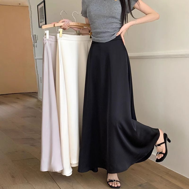 تنورة متوسطة الطول على شكل حورية البحر من البوليستر للنساء - Image 3