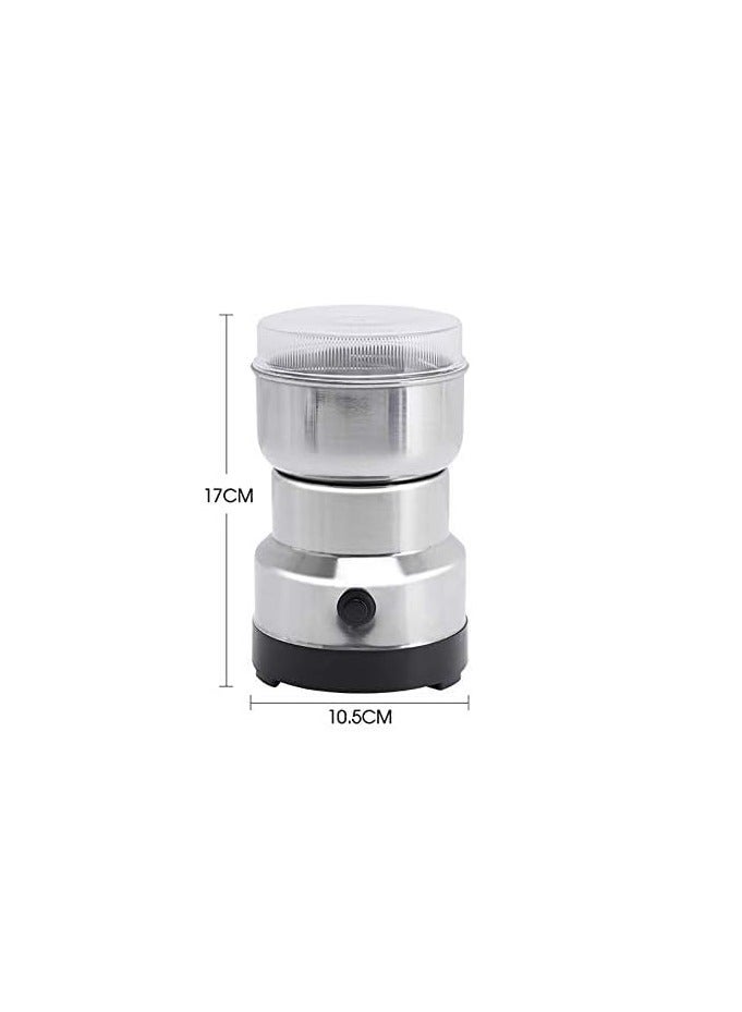 Spaceshoop Electric Coffee Grinder with Stainless Steel Blade Stainless Steel Coffee Grinder Coffee Grinder Coffee Bean Spice Seeds Salt Pepper - Image 2
