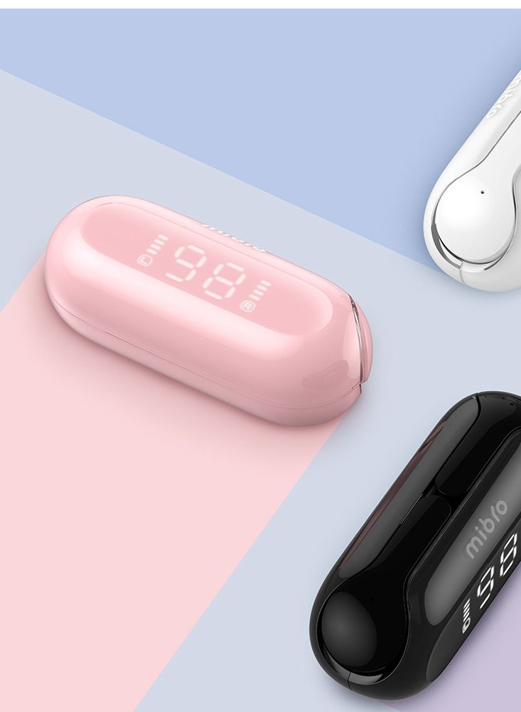 Mibro True Wireless Headset Mini & crystalline design Bluetooth Headset Pink - Image 3