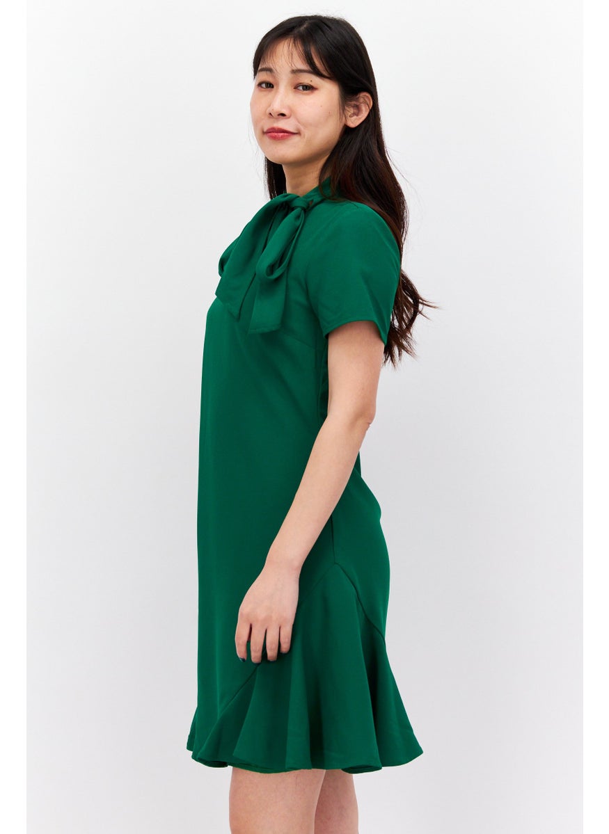 Women Plain Cocktail Dress, Green - pzsku/ZBFC20C041071815C61CDZ/45/_/1739024126/066f19d8-1c38-425e-b589-fdc67be9ef9f