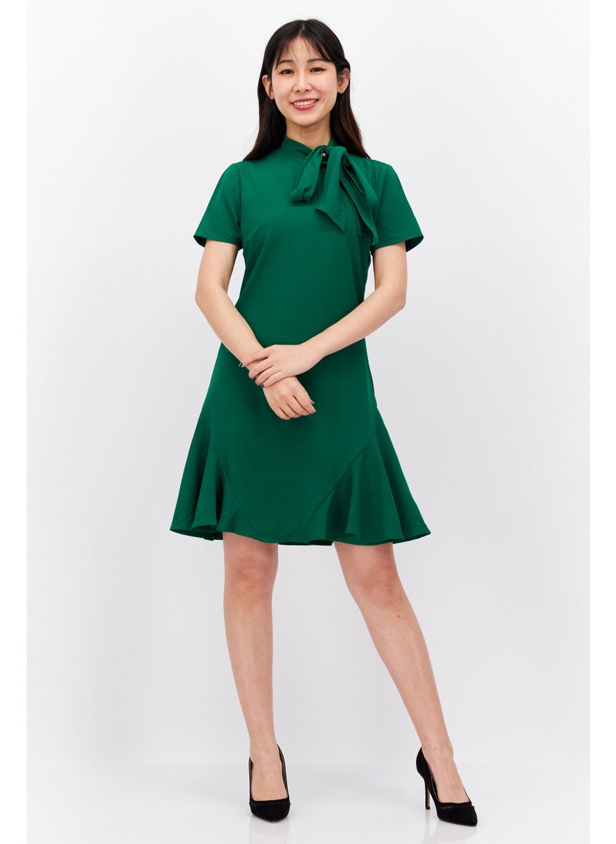 Women Plain Cocktail Dress, Green - pzsku/ZBFC20C041071815C61CDZ/45/_/1739024195/6b195dc5-52fa-4fd5-8b12-dcd2da0c4893