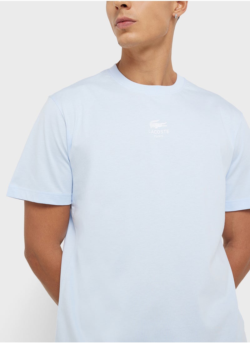 LACOSTE Crew Neck Short Sleeve T-Shirt  - Image 3