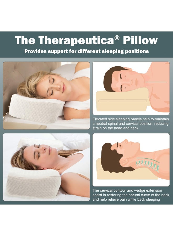 Therapeutica وسادة نوم تقويمية - إسفنجية كبيرة  - Image 5