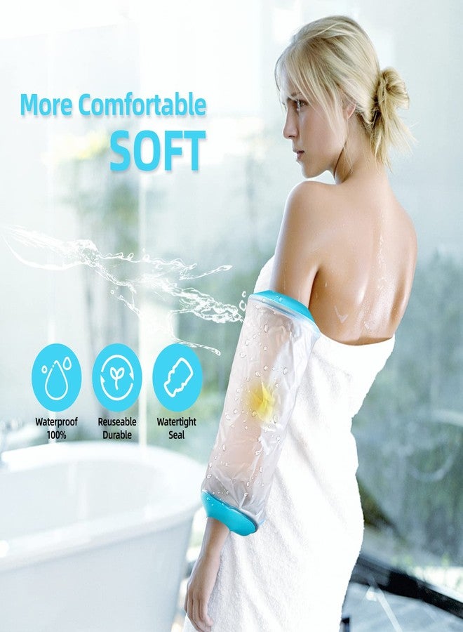 Divvsck PICC Line Shower Cover, PICC Line Covers for Upper Arm, Reusable Waterproof IV & PICC Line Sleeve Protector for Chemotherapy Treatment, Broken Wound Elbow for bath Shower - Image 4