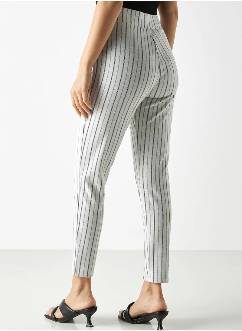 2Xtremz Striped High Waist Pants