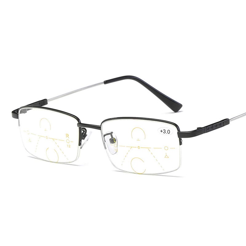 MIRYEA Progressive Multifocus Reading Glasses Blue Light Blocking Computer Readers - Image 2