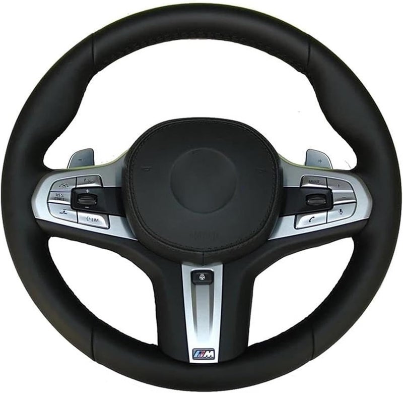 QASULER Microfiber Leather Steering Wheel Cover for BMW - Image 5