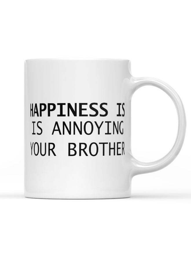 LIT Coffee Mug Annoying your Brother White Mug Brother and Sister Gifts Brother and Sister Present - Image 1