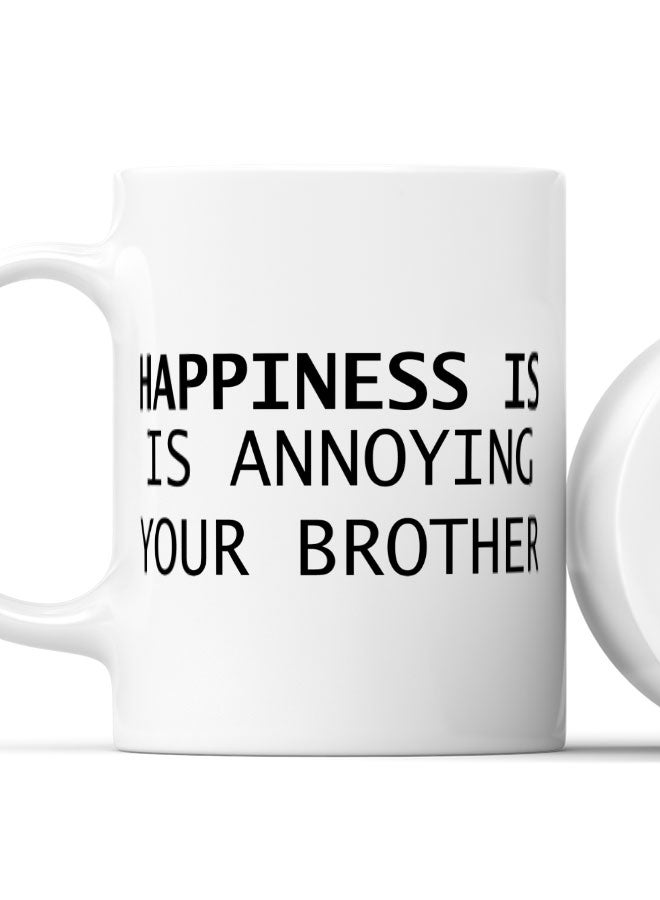 LIT Coffee Mug Annoying your Brother White Mug Brother and Sister Gifts Brother and Sister Present - Image 2