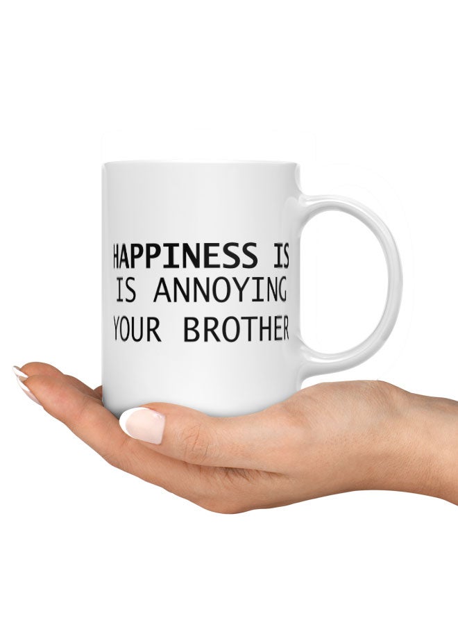 LIT Coffee Mug Annoying your Brother White Mug Brother and Sister Gifts Brother and Sister Present - Image 3