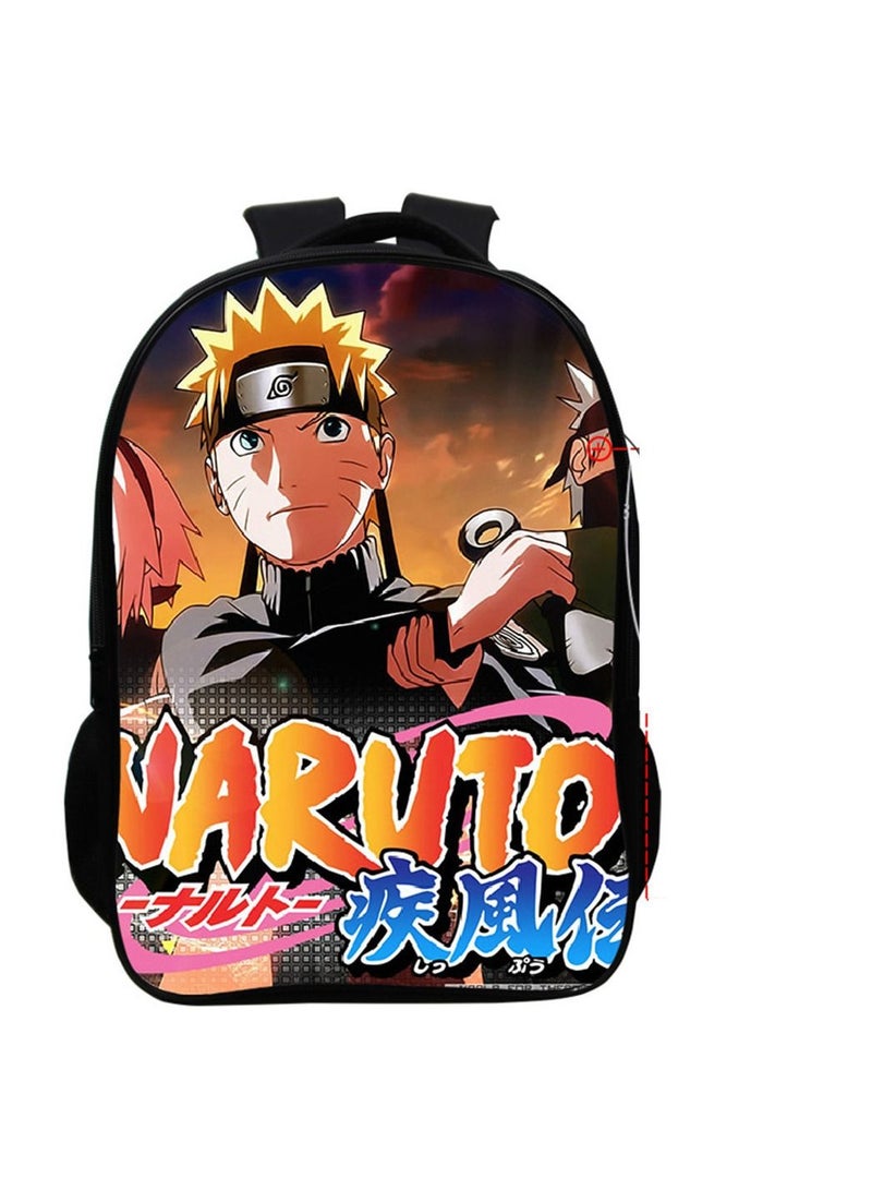Naruto Backpack Daypack Schoolbag Teen Boys School Book bag