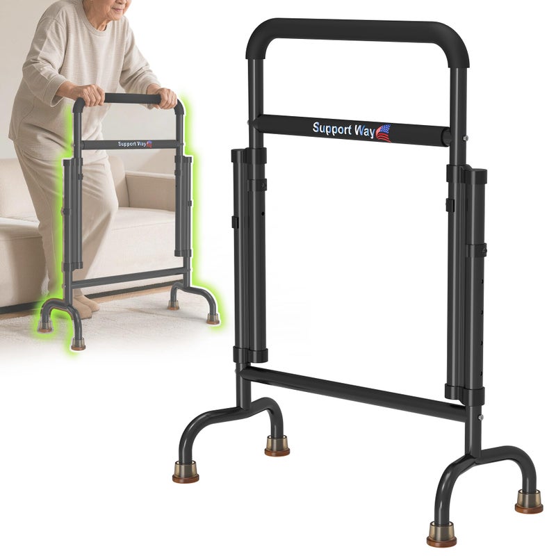 Support Way Stand Assist for Chair & Couch â€“ Reinforced Dual-Tube Design, Height Adjustable Mobility Aid for Seniors, Lightweight Metal Frame with 600lb Capacity - Image 1