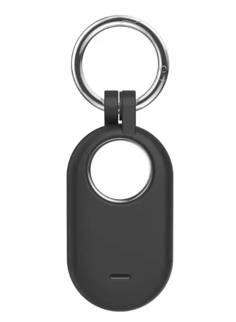 غطاء Ecosystem لجهاز Samsung Galaxy SmartTag 2 (2023) Tracker Locator Case Silicone Protective Case for Galaxy Smart Tag 2 Anti Lost Cover Shell (Black) - Image 1