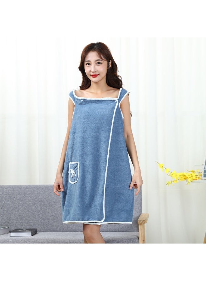 NIBEMINENT High-Density Coral Fleece Bath Skirt - The Perfect Blend of Comfort and Style - Image 1