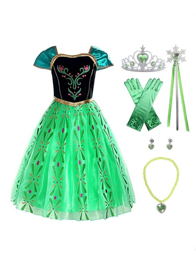 ISank Girls Princess Dress Fancy Costume Role Play Ball Gown  Party Dress up  - Image 1