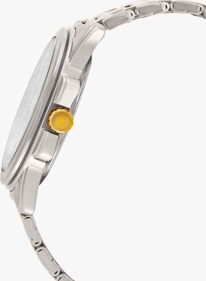 CASIO Men Enticer Analog Watch MTP-1314SG-1AV - 45 mm - Silver/Gold - Image 3