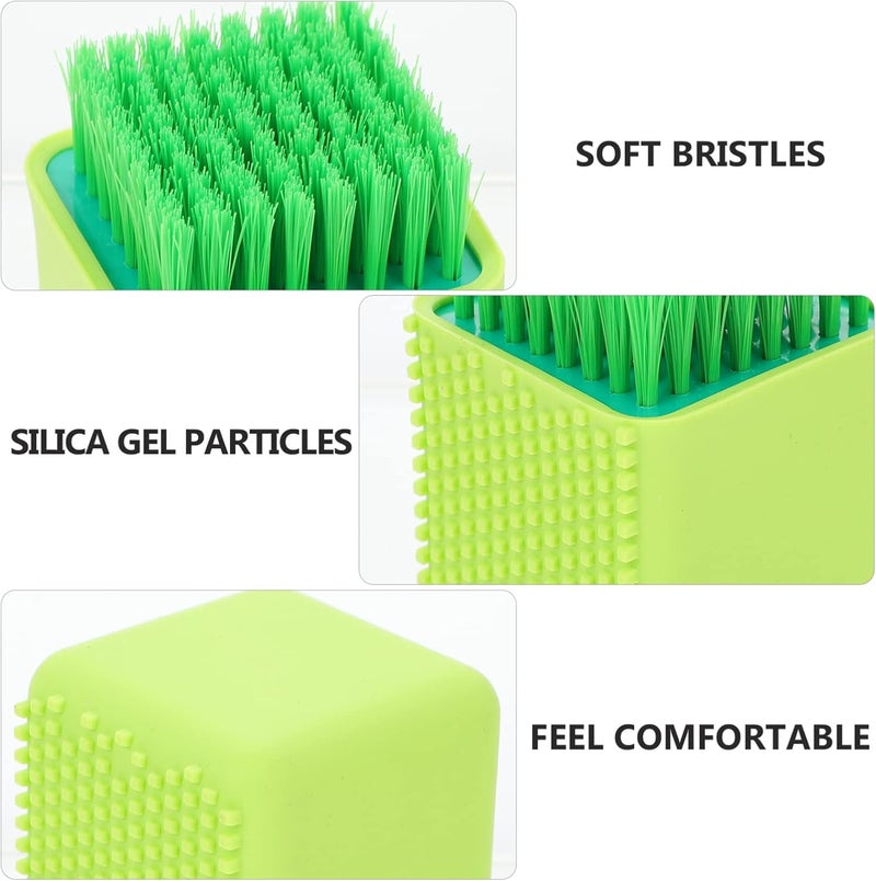 cheekyglo Laundry Brush for Stains On Clothes Laundry Scrubber，2 Pack Silicone Laundry Brush Scrub Multi-Use Household Cloth Washing Brush Dual-Use Scrubbing Brush for Clothes Underwear Shoes - Image 5