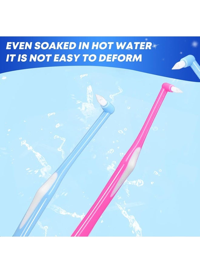 4 Pcs  Toothbrush,Single Tufted Toothbrushes with Cover,Compact Soft Toothbrush,Slim  Teeth Brush for Dental Cleaning for Sensitive Gums Deep Cleaning - Image 5