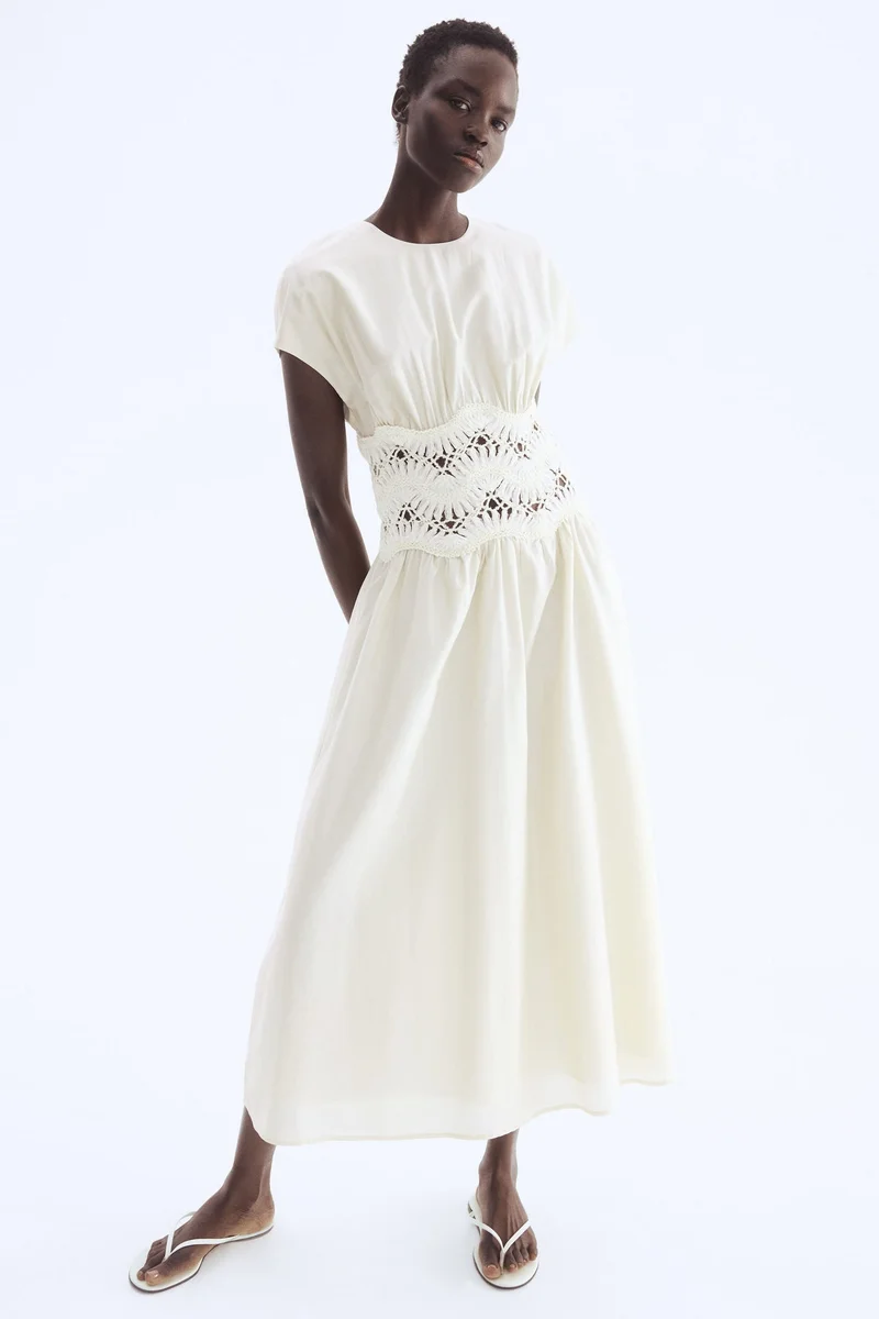 H&M Embroidery-detail dress